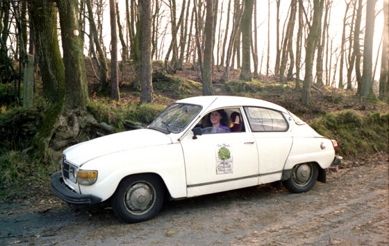 91 - Barbara im Saab B560 91 - Barbara im Saab B560