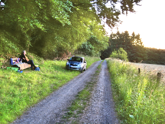 IMG_3852-Barbara auf Bank bei Hohensolms 2008, Color5-560 IMG_3852-Barbara auf Bank bei Hohensolms 2008, Color5-560